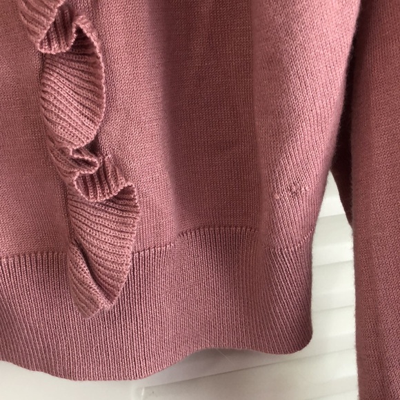 Pink Ruffle Cardigan - Picture 5 of 8
